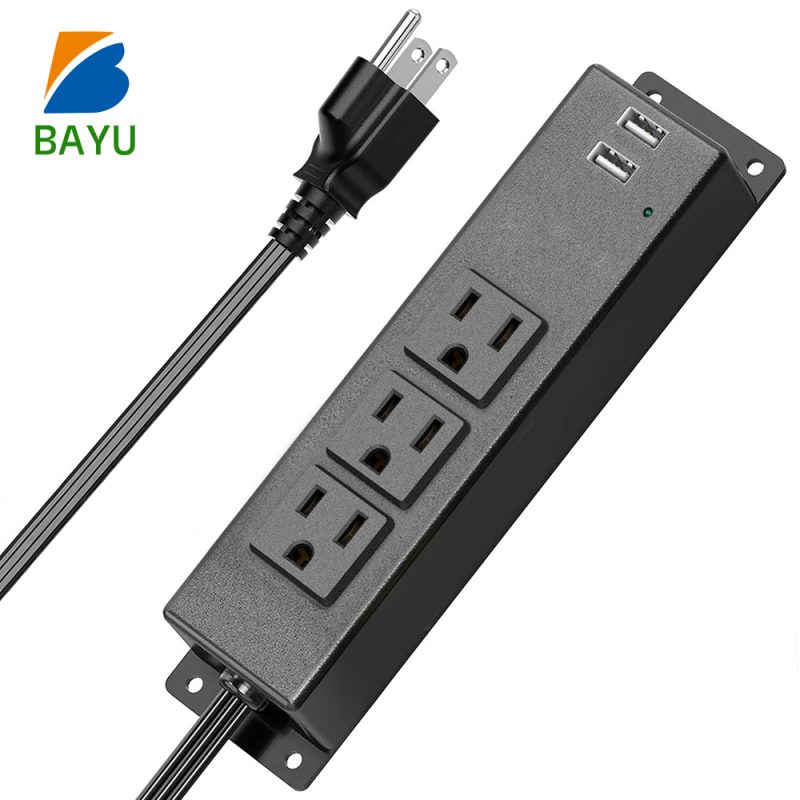 US standard 3-prong outlet with 2 USB ports – Xin Ding Tech